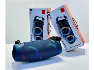Голям Bluetooth високоговорител Booms Box 3 RGB сини LED светлини