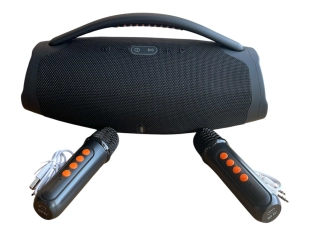 Мощна голяма Bluetooth колонa Booms Box 3 RGB с двойни микрофони