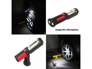 Акумулаторна LED лампа 1+1 COB с USB зареждане