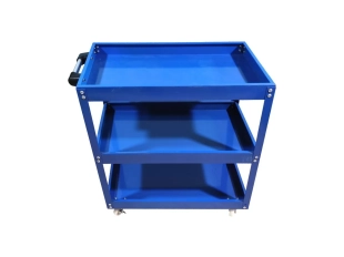 Мобилна количка за инструменти с три рафта за организация