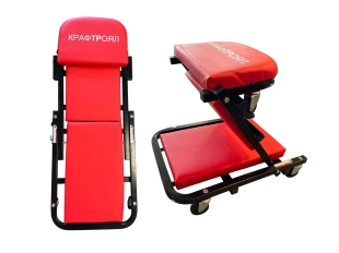 Сгъваема сервизна лежанка и стол за авто KraftRoyal