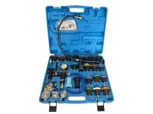 Комплект за напомпване и тестване на налягане в охладителна система 28 части