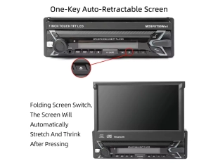 Автомобилен радио плейър с изскачащ 7