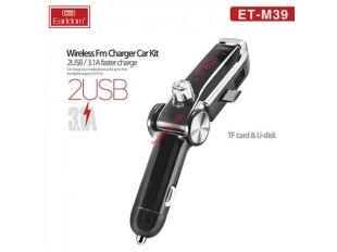 FM трансмитер за автомобил с Bluetooth M39