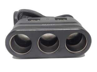 Olesson разклонител за запалка с 3 гнезда и 4 USB порта