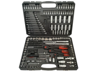 Професионален куфар с 216 инструмента KraftRoyal за автосервизи