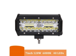 120W LED прожектор за автомобил – Мощен LED бар