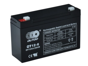 Тягов акумулатор 6V 12Ah OT12-6 UPS за UPS устройства
