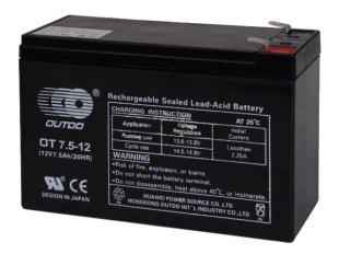Тягов акумулатор OT7.5-12 UPS 12V 7.5Ah