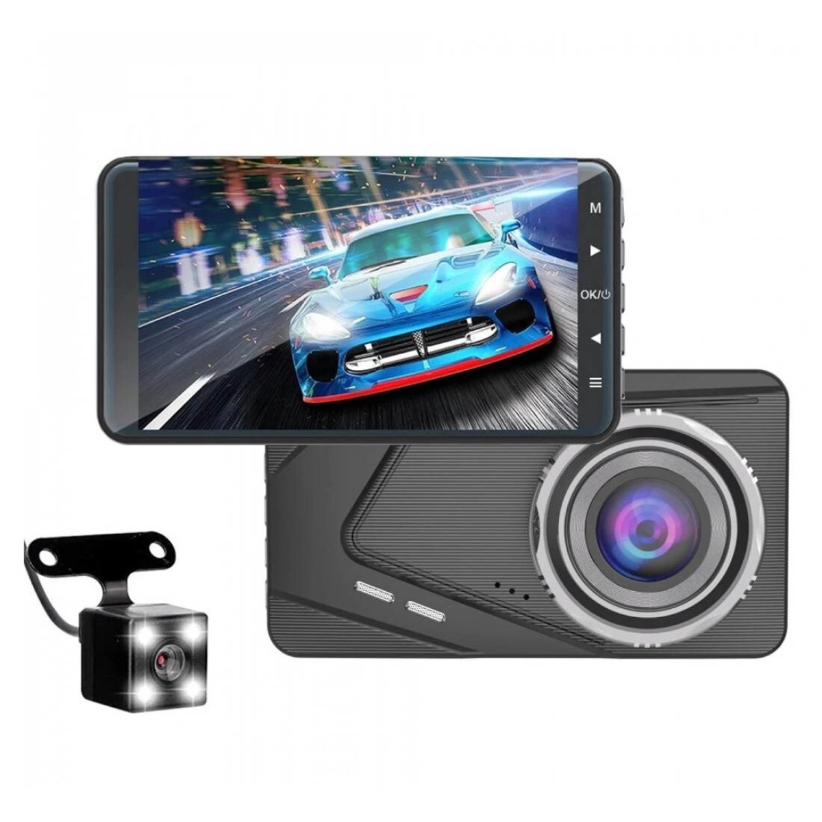 Видеорегистратор BX50 с предна и задна камера за паркиране Видеорегистратор BX50 с предна и задна камера за паркиране - 19020