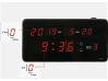 LED електронен настолен часовник модел 1019 - снимка 2