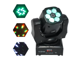 LED диско ефект с 6x12W диода и подвижна глава + лазер FS-20183