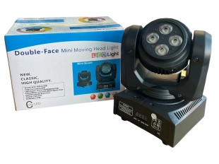 Мини Диско Moving Head с 4 LED Лампи
