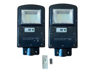 Комплект 2 бр. соларни улични лампи JMK COBRA 125W