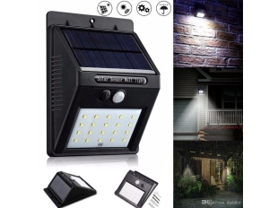 Соларни LED лампи 10 бр. с мощен сензор 500lm – промоция