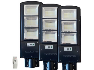 Тройна соларна улична лампа JMK COBRA 450W