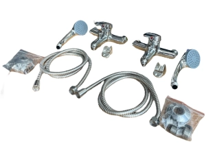 Италомикс комплект душ смесител с маркуч и аксесоари 2 части