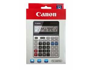 Настолен калкулатор Canon TS-1200TSCDBL, 12 цифри, сив