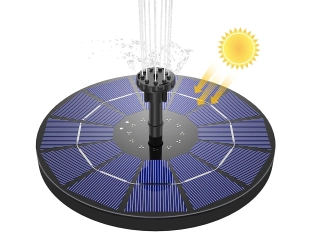 Соларен фонтан за градина GY-8038 с 4 различни дюзи - подобен продукт