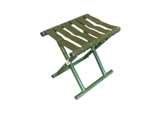 Зелен сгъваем къмпинг стол 30x24x30 см