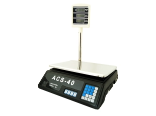 Електронен кантар ACS с изнесен дисплей и капацитет до 40 кг