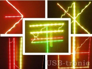 Двуцветен лазерен дискотеен ефект LSS031 за парти