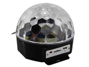Голяма LED диско топка с цветни светлинни ефекти