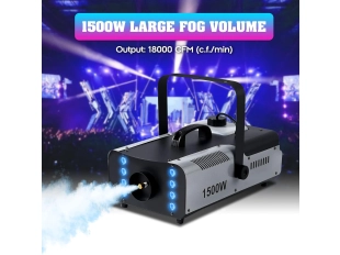 Професионална димна машина 1500W с LED светлини и дистанционно управление