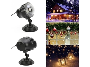 Snow Flower – диско лампа със снежинки за украса