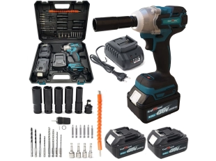 Акумулаторен ударен гайковерт KraftRoyal 36V 8Ah с 35 части