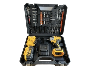 Акумулаторен ударен гайковерт KraftRoyal 36V с 39 части