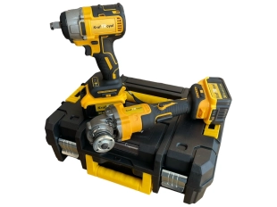 Акумулаторен ъглошлайф и гайковерт комплект 36V 8Ah KraftRoyal