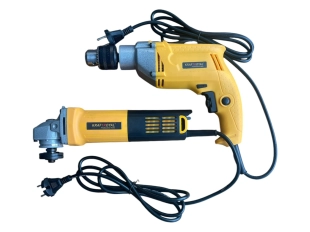 Комбиниран комплект ъглошлайф и бормашина KraftRoyal 1100W