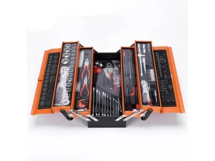 Метален сгъваем куфар с 86 инструмента KraftRoyal