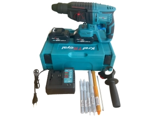 КрафтРоял акумулаторен перфоратор 36V 8Ah с 2 батерии и куфар