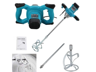 KraftRoyal строителен миксер за бетон 2400W с бъркалка