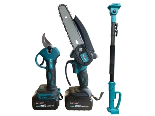 KraftMaster Акумулаторна Безчеткова Резачка за клони с Телескопичен прът 36V 8AH