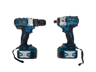 KRAFTROYAL 36V акумулаторен безчетков импакт винтоверт в куфар 8AH