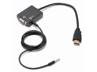 HDMI към VGA конвертор с аудио изход Full HD 1080p