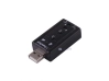 USB външна 3D звукова карта с виртуален 7.1 съраунд звук - снимка 2