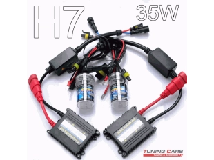 Ксенонова система H7 35W 6000K с тънък баласт
