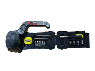 Прожекторен фенер с инструменти HM-7729G за работа и къмпинг