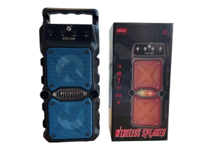 Преносима Bluetooth колонка KTS-1096 с FM радио и MP3, 2x5W