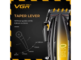 Машинка за подстригване VGR V-270 със зарядна поставка (Жълт)