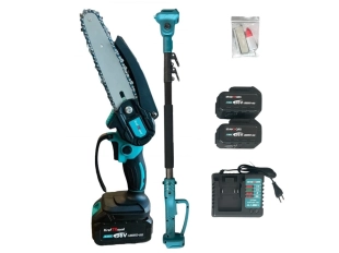 Акумулаторна лозарска ножица KRAFTROYAL 36V 8,0AH с телескопичен дръжка и 2 батерии