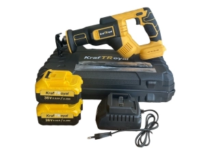Акумулаторен саблен трион KraftRoyal 36V с две батерии и куфар