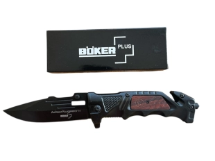 Ловен нож BOKER PLUS с черна дръжка, 23 см, неръждаема стомана