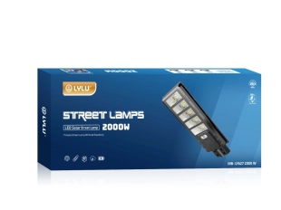 Соларна лампа LYLU с 10 секционни прожектора и 2000W мощност