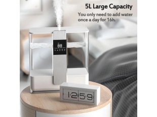 Хибриден ултразвуков овлажнител с UV стерилизатор, 5 литра