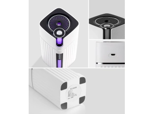 Ултразвуков овлажнител за въздух с 7 цветна нощна светлина, 300 мл